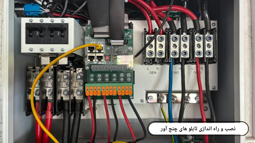نصب تابلو برق چنج اور