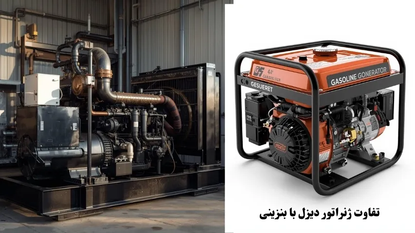 تفاوت ژنراتور دیزل با بنزینی