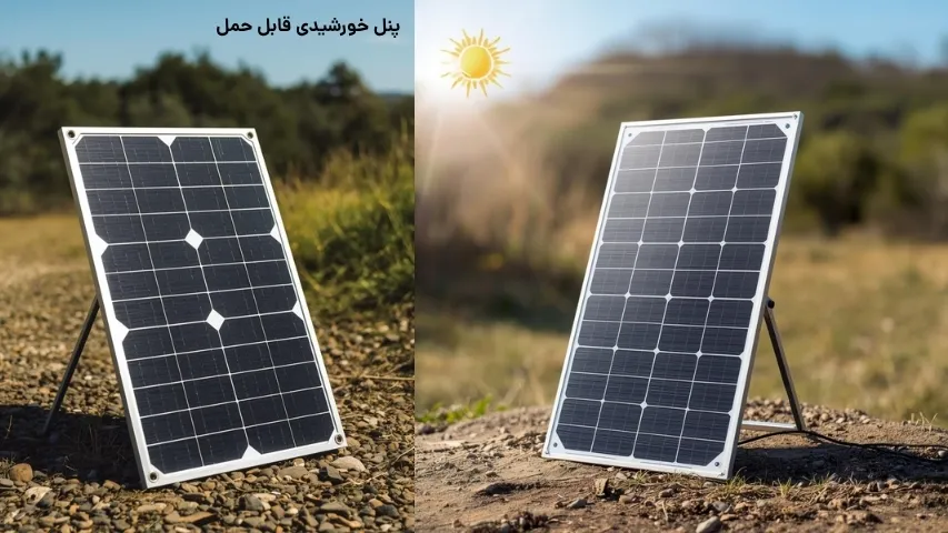 پنل خورشیدی قابل حمل